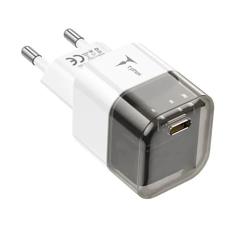 T-Phox T-PP10 tīkla lādētājs | 20W | USB-C | melns