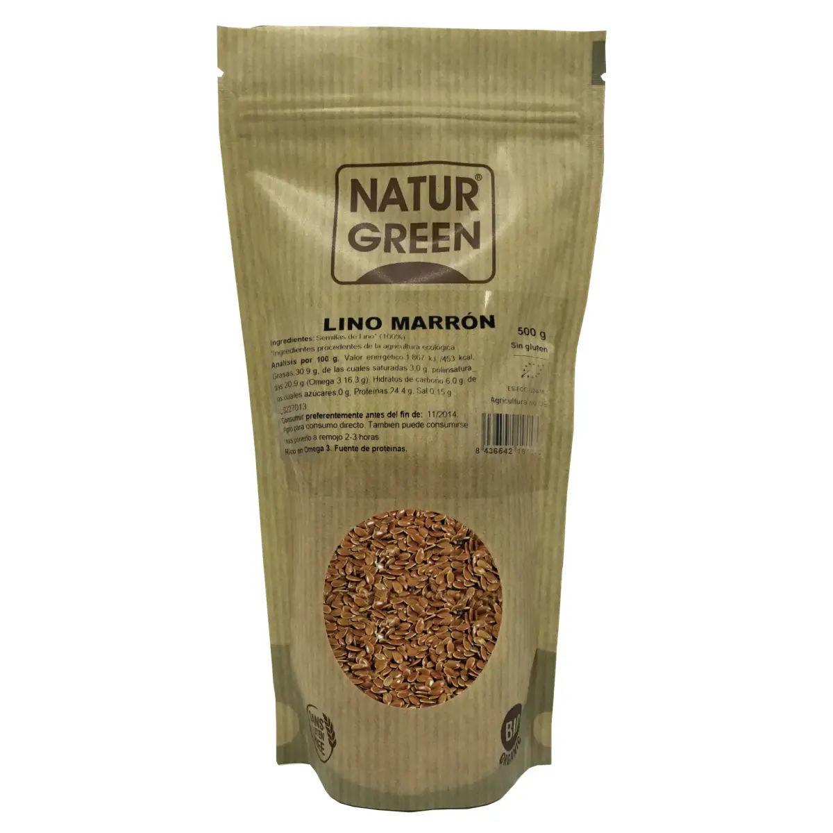 Naturgreen Lino Marron Bio 500g
