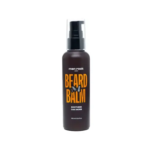 Men Rock Soothing Beard Balm  Beard Care  Oak Moss  3.4 Oz