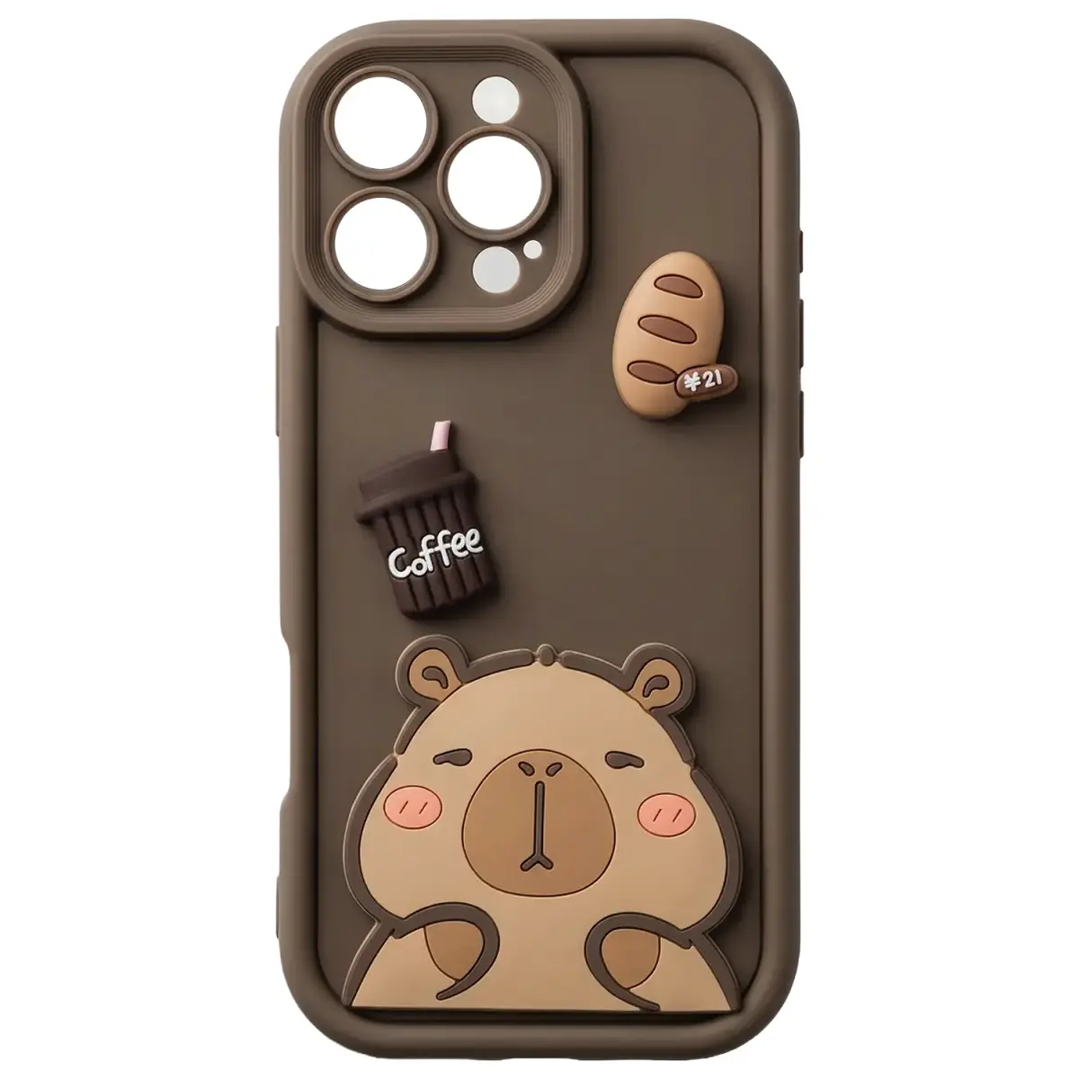 Ultra Trendy 3D case for iPhone 17 6,3" capybara