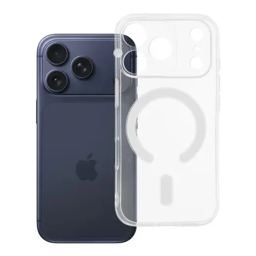 Clear 2 mm telefoni ümbris MagSafe toega iPhone 17 Pro | iPhone 18 Pro läbipaistev