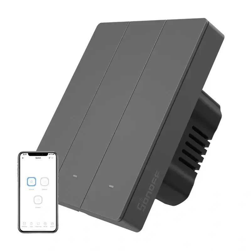 Smart Wi-Fi wall switch Sonoff M5-3C-80M