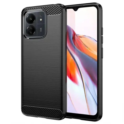 Fusion Trust Back silicone case for Xiaomi Redmi 13C | Poco C65 4G black