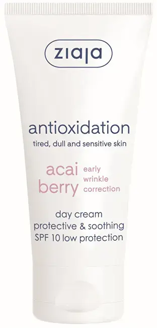 Ziaja - Soothing Day Cream SPF 10 Acai Berry ( Protective & Soothing Day Cream) 50 Ml 50ml