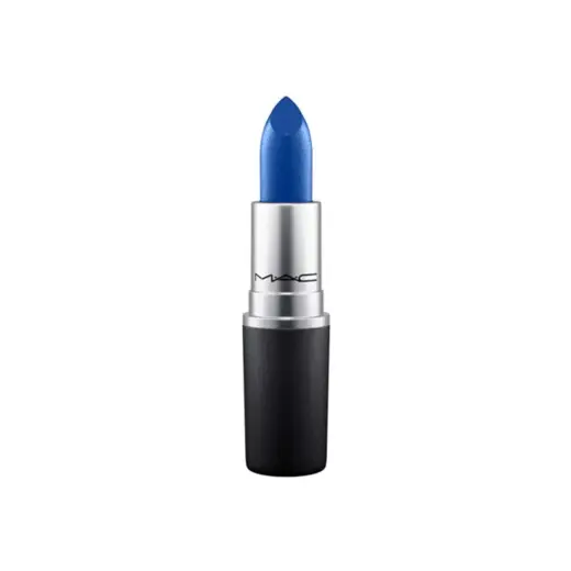 MAC, Frost, Longwear, Cream Lipstick, Designer Blue, 3 g
