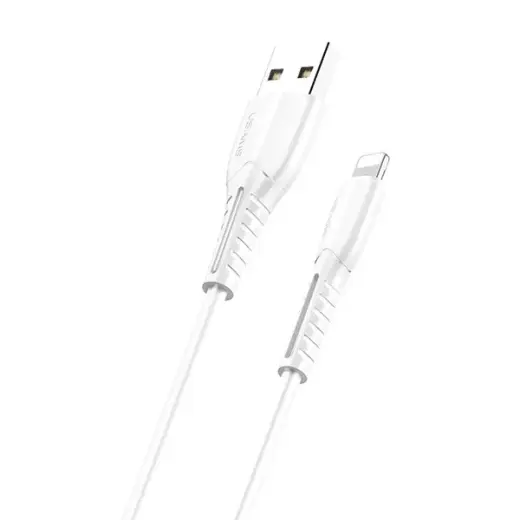 USAMS SJ364USB02 data transfer and charging cable | USB-A to Lightning | 10W | 1m | white