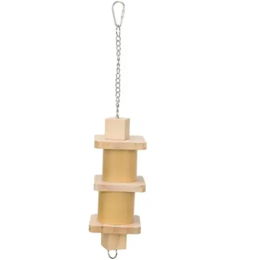 Rotaļliet/barotava putniem : Trixie Snack toy, bamboo/wood, 35 cm