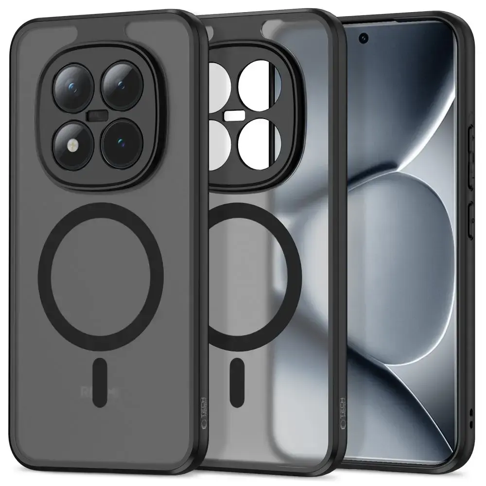 TECH-PROTECT MAGMAT MAGSAFE XIAOMI POCO M8 PRO / REDMI NOTE 15 PRO+ PLUS 5G MATTE BLACK