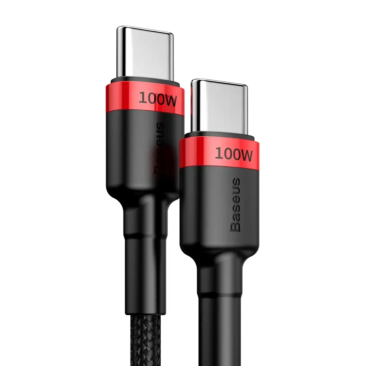 Baseus Cafule Flash Charging Data Cable USB-C - USB-C 100W 2m Red/Black (Damaged Package)