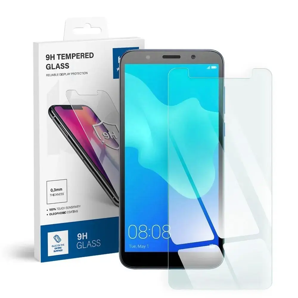Tempered glass to Huawei Y5 2018 Blue Star
