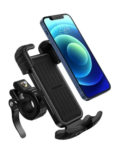 Ugreen cycling Mount Phone Holder (Applicable for bicycle and Motorcycle) black (LP494) (black)