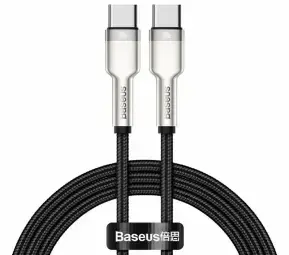 Baseus Cafule Series datu pārraides un uzlādes vads | USB-C uz USB-C | 100W | 1m | melns