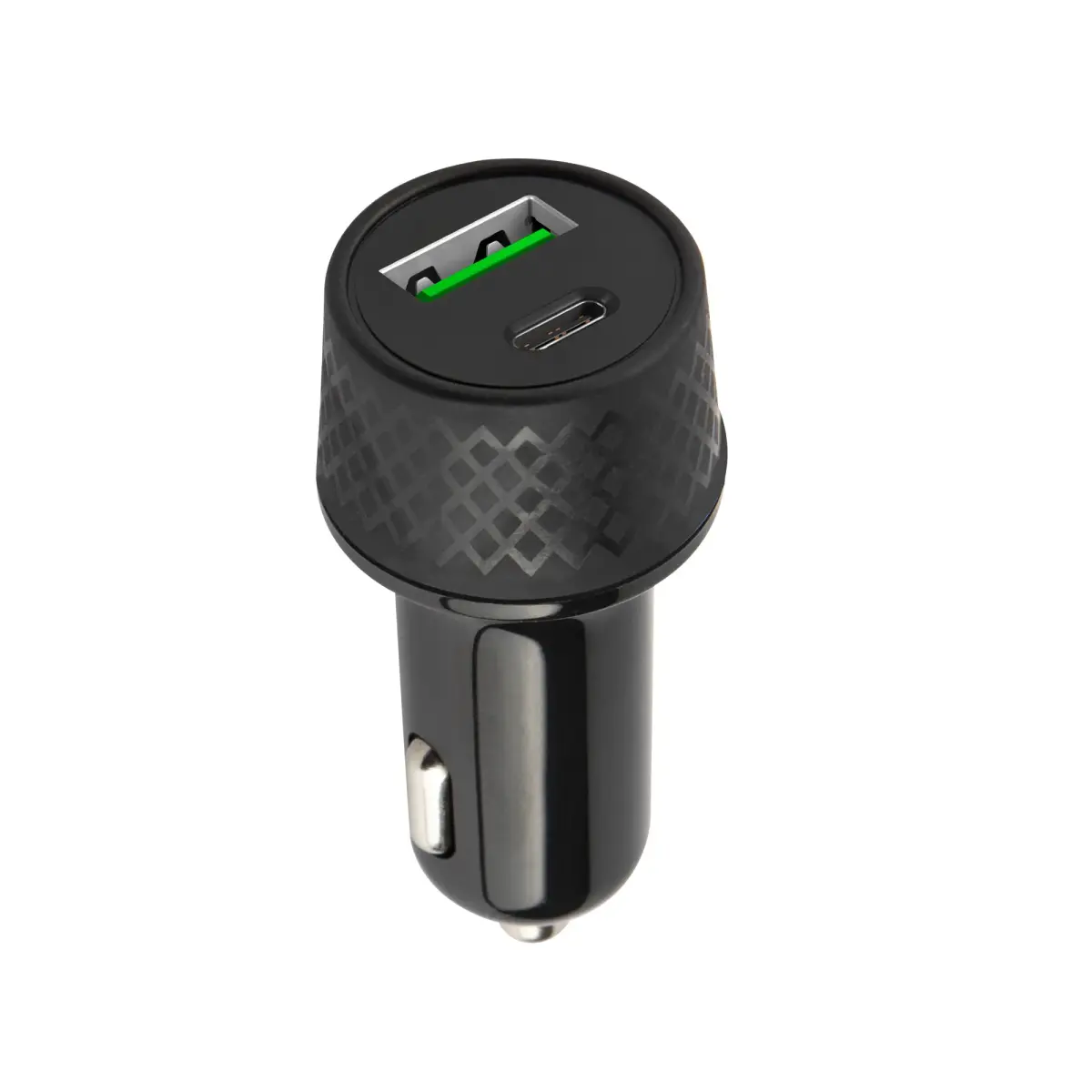 Setty car charger 1xUSB 2,4A + 1xUSB-C PD 45W S-LA-04 black