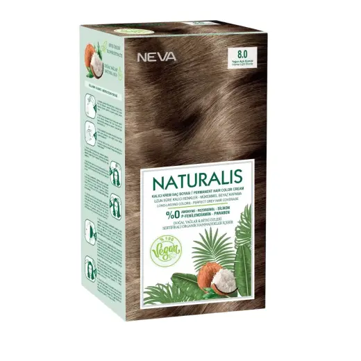 Naturalis, Neva, Vegan, Permanent Hair Dye, 7.3 Blond Caramel, 150 ml