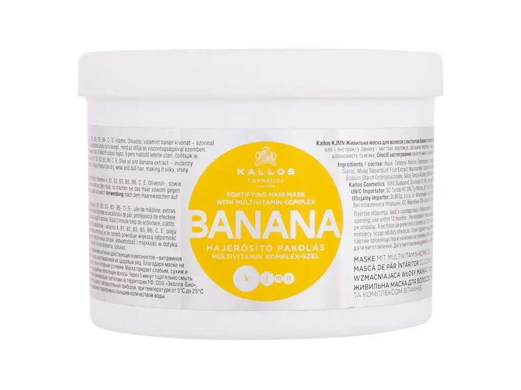 Kallos Cosmetics Banana Hair Mask 500 ml