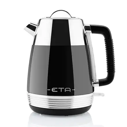 ETA Storio Kettle ETA918690020 Standard  2150 W  1.7 L  Stainless steel  Black  360° rotational base 8590393255955