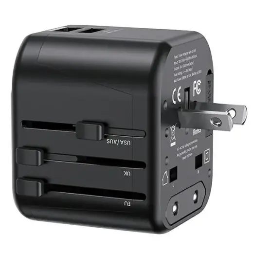Зарядное устройство USAMS T55 US-CC173 | 12W | USB-A | чёрное