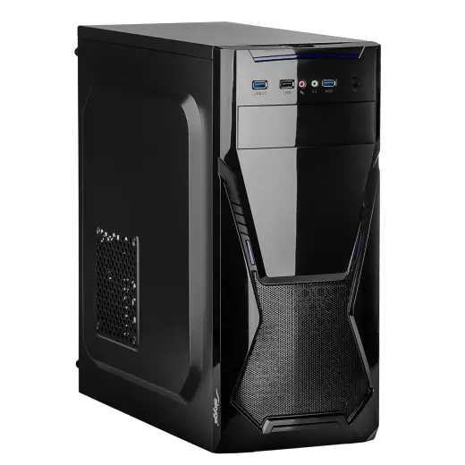 Case Midi ATX Akyga AK13BK 2x USB 3.0 black w|o PSU