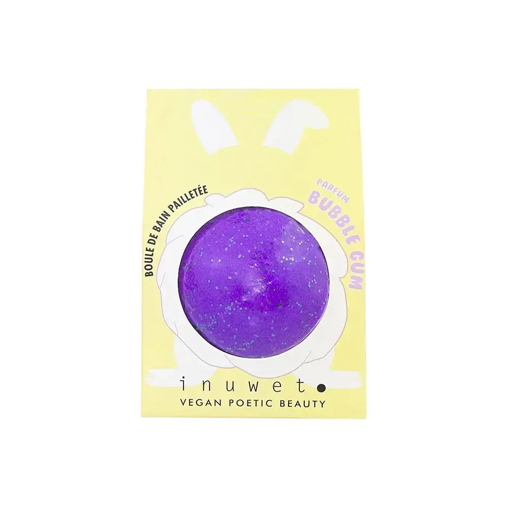 Inuwet, Bubble Gum, Bath Bomb, 120 g