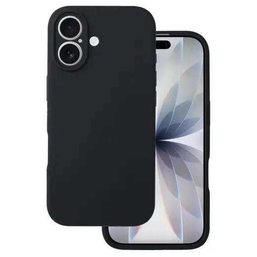 Silicone Lite telefono dėklas iPhone 17 juodas