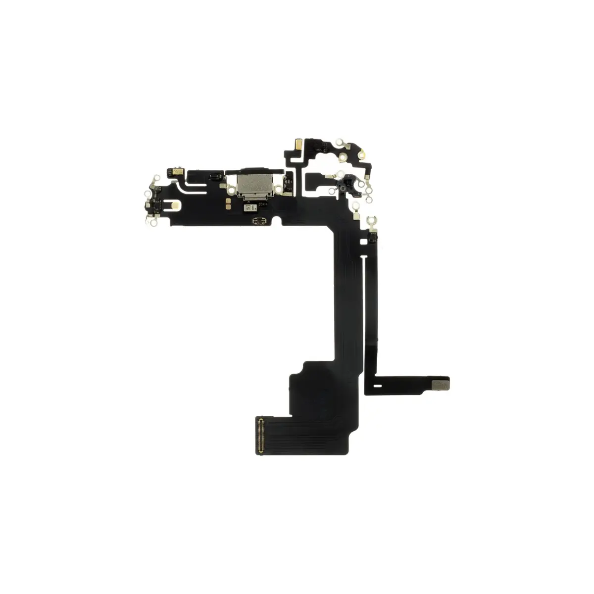 iPhone 15 Pro Max Flex Cable with Charging Connector Black
