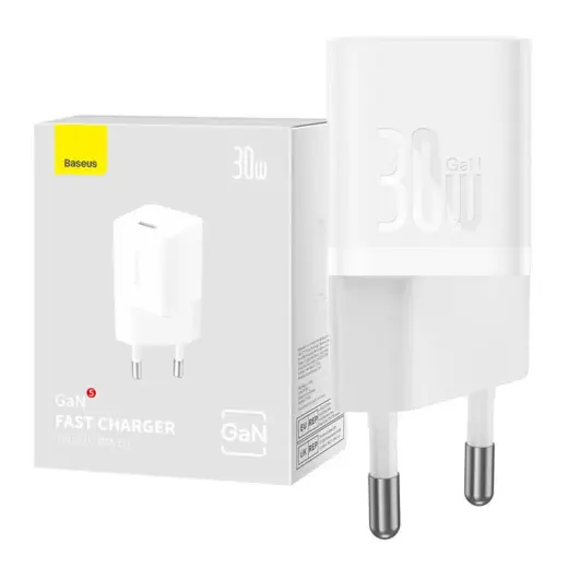 Baseus GaN5 travel charger | 30W | GaN | white