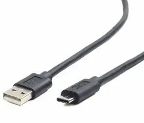 Gembird data transfer and charging cable | USB-A to USB-C | 1m | black