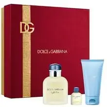 Light Blue Pour Homme Dárková sada EDT 75 ml, sprchový gel 50 ml a miniaturka EDT 4,5 ml