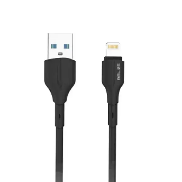 Beline BLNCBL01 datu pārraides un uzlādes vads | USB-A uz Lightning | 25W | 1m | melns