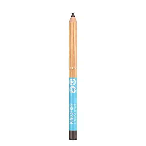 Rimmel London Kind & Free Clean Eyeliner Pencil 1.1g (Various Shades) - 002 Pecan Brown