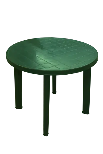 Galds apaļš Tondo 90cm zaļš plastmasas