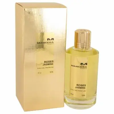 Mancera Roses Jasmine for Women Eau De Parfum Spray 4.0 Oz
