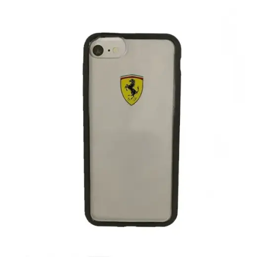 Ferrari Hardcase FEHCRFP7BK iPhone 7|8 |SE 2020 | SE 2022 transparent|black