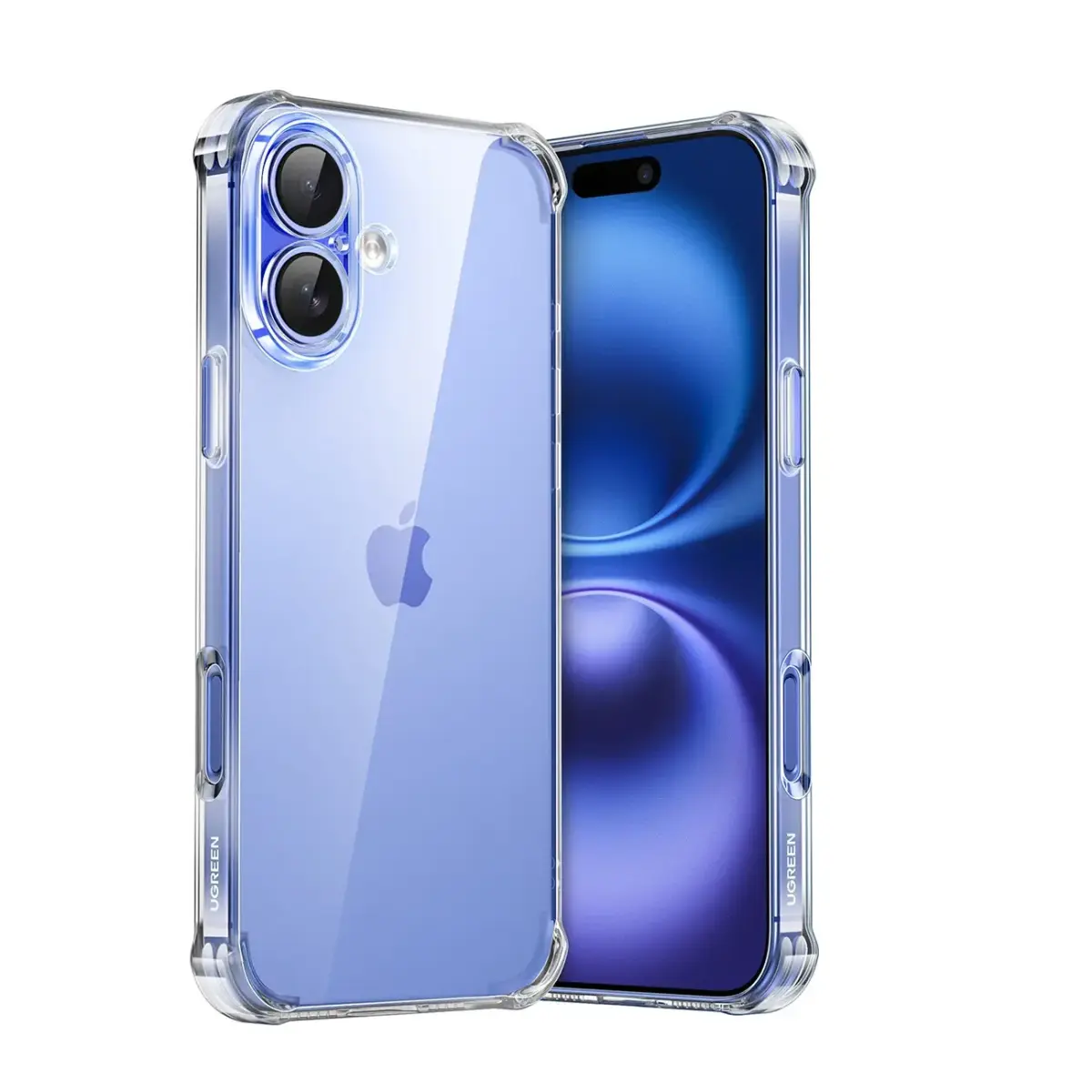 Ugreen Bright Cushion CA101 iPhone 16 Case - Transparent