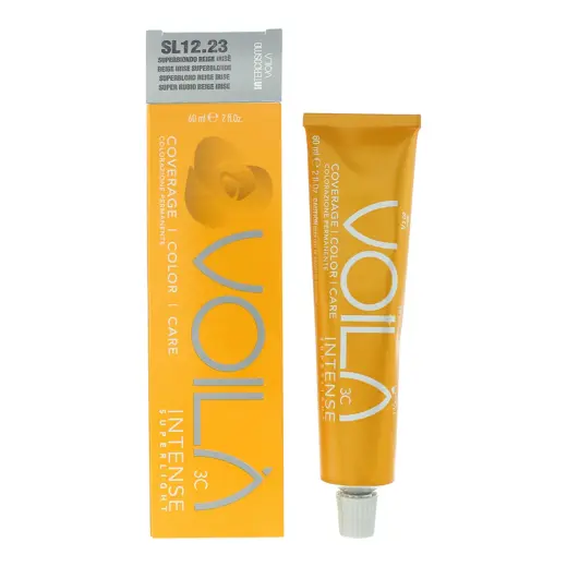 Intercosmo, Voila 3C Intense, Hair Colouring Cream Mask, SL12.23 Beige Irise Superblonde, 60 ml