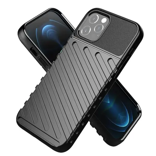 THUNDER telefono dėklas Samsung Galaxy S25 Ultra (S938) juodas