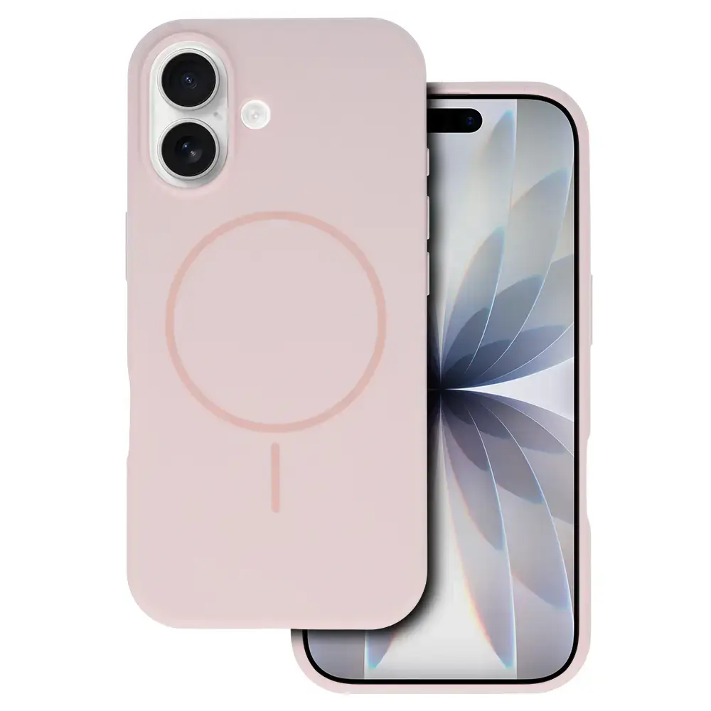 Magsafe Slim Silicone for Iphone 17 light pink