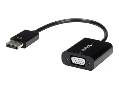 StarTech.com DisplayPort to VGA Display Adapter - 1080p 1920x1200 - Active DP to VGA (Male to Female) HD Video Converter for laptop|PC|Monitor (DP2VGA3) - display adapter - 10 cm