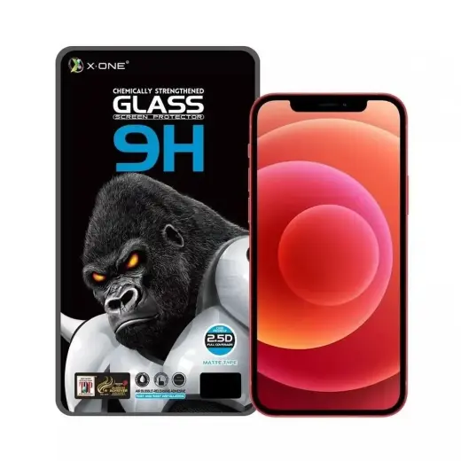 X-ONE Full Cover Extra Strong Matte - for iPhone 12 Pro Max tempered glass 9H