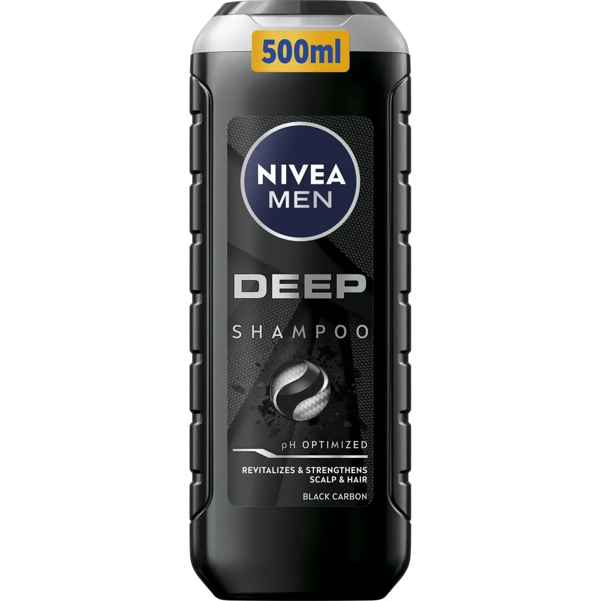 NIVEA, Shampoo, Revitalisierendes Shampoo Für Fettiges Haar Und Kopfhaut Herren (Deep Shampoo) Inhalt: 500 Ml (500ml, Shampoo Liquido)