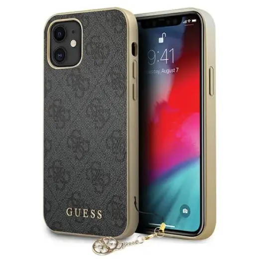 GUHCP12SGF4GGR Guess 4G Charms Cover for iPhone 12 mini 5.4 Grey