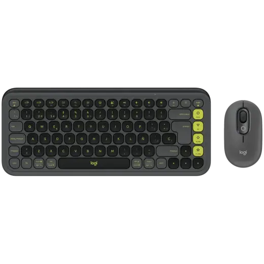 LOGITECH POP ICON COMBO - GRAPHITE - UKR - BT  - INTNL-973