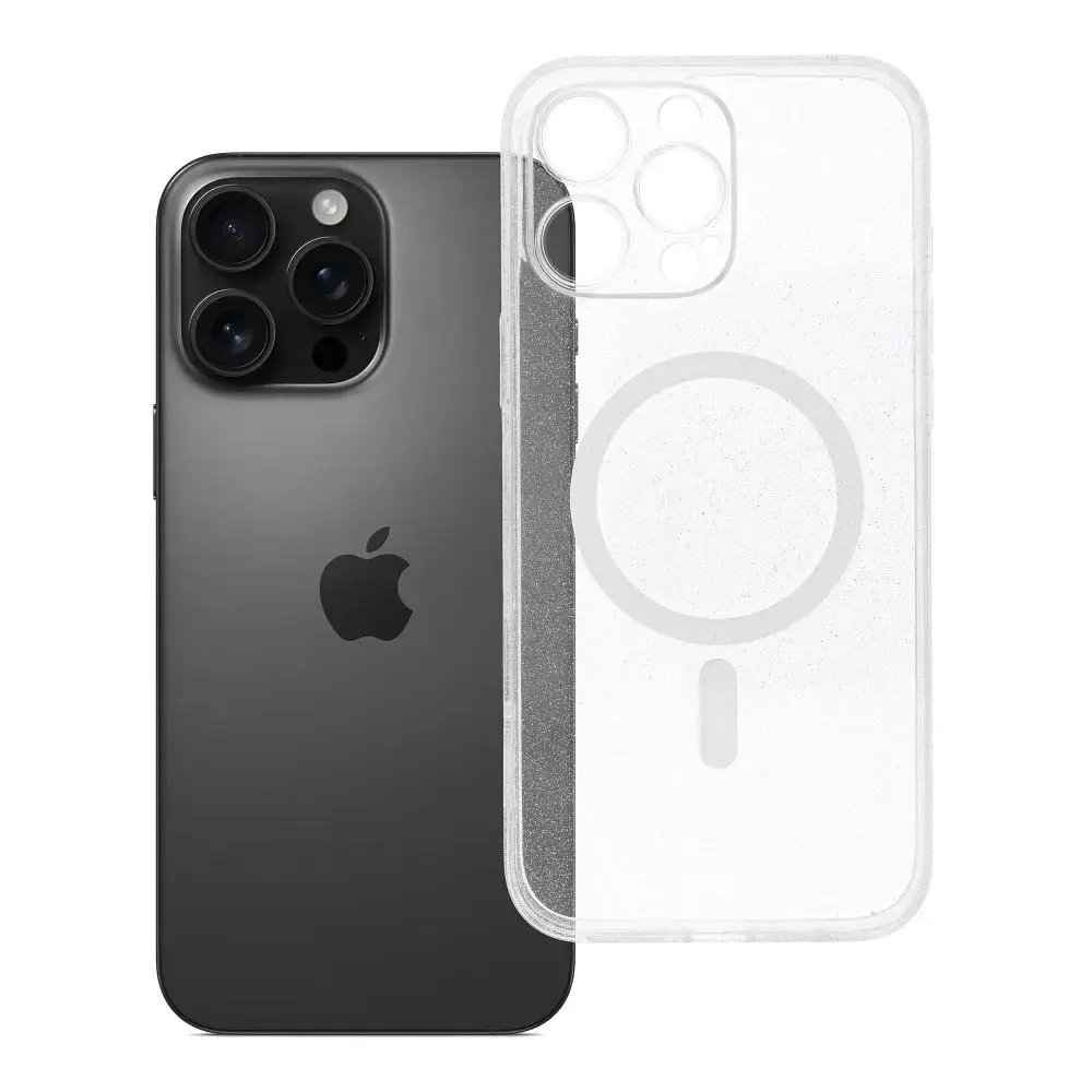 Clear Mag Cover maciņš ar MagSafe atbalstu telefonam iPhone 16 Pro Max caurspīdīgs
