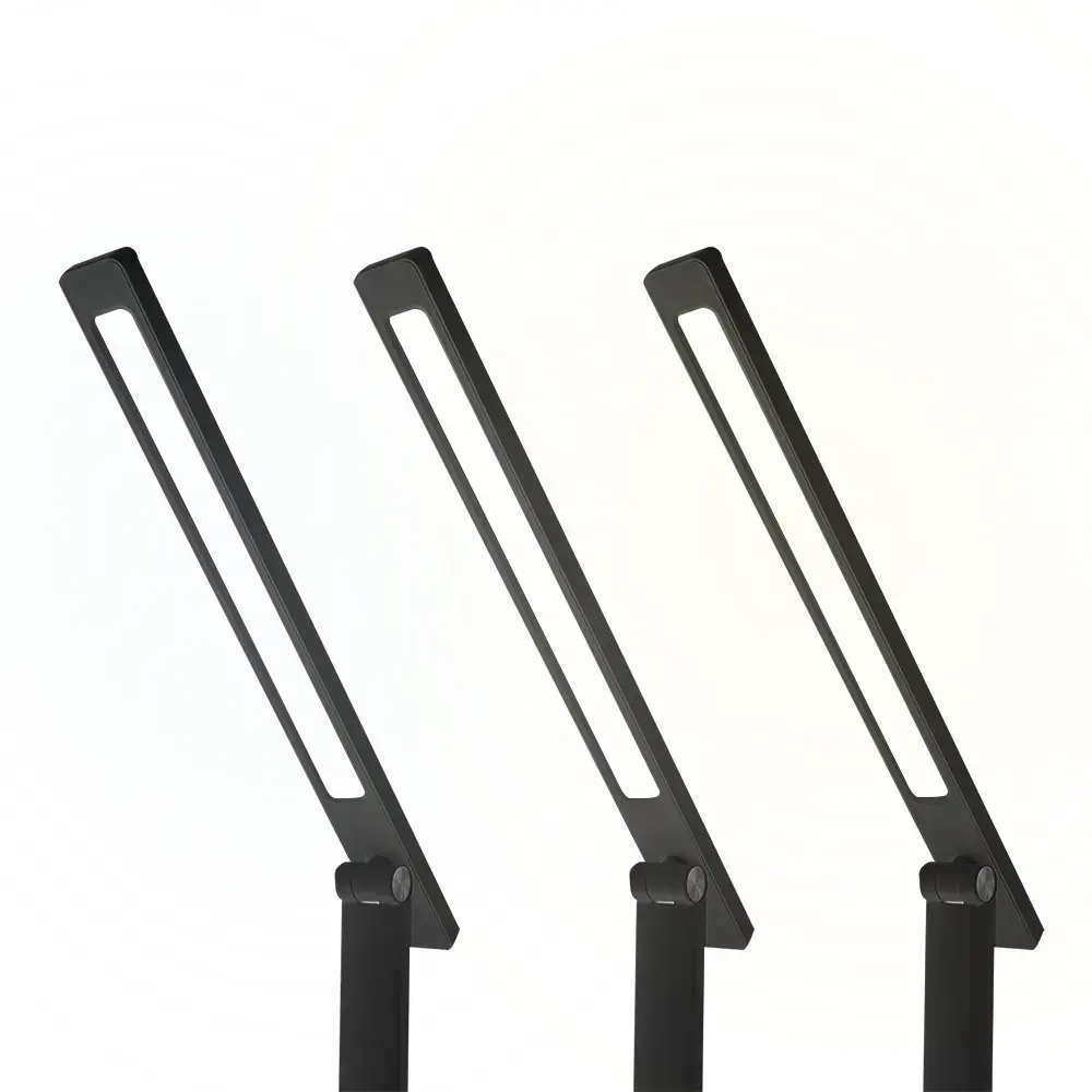 LED desk Lamp 10W, 3000/4500/6000K, induction charging, touch control, dimmer, black,  LTC
