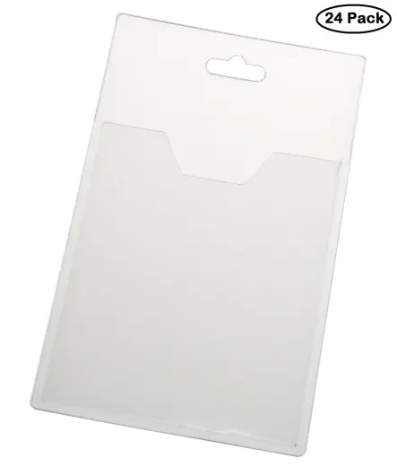 Karšu / dokumentu turētājs Europel atvērts 60x90mm, 24 gab.
