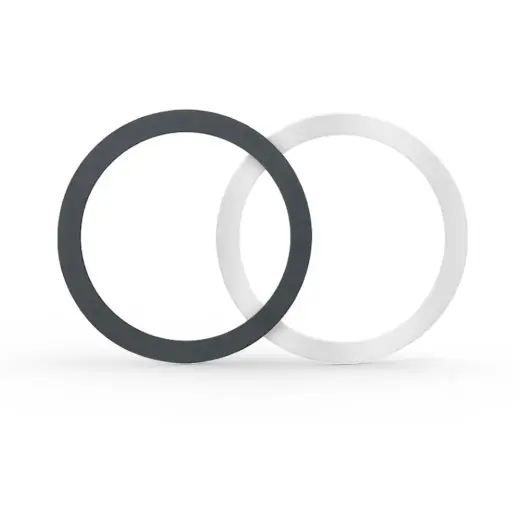 Tech-Protect MagMat MagSafe magnetic ring universal - black | silver (2 pcs.)