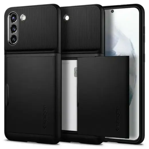 Spigen Slim Armor CS Samsung G996 S21+czarny|black ACS02393