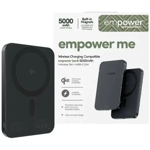 Внешний аккумулятор (powerbank) PanzerGlass Empower | 5000 мА·ч | чёрный