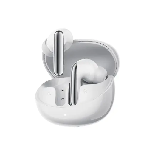 QCY Melobuds N60 In-Ear Wireless Headphones with LDAC and ANC Noise Cancellation - White