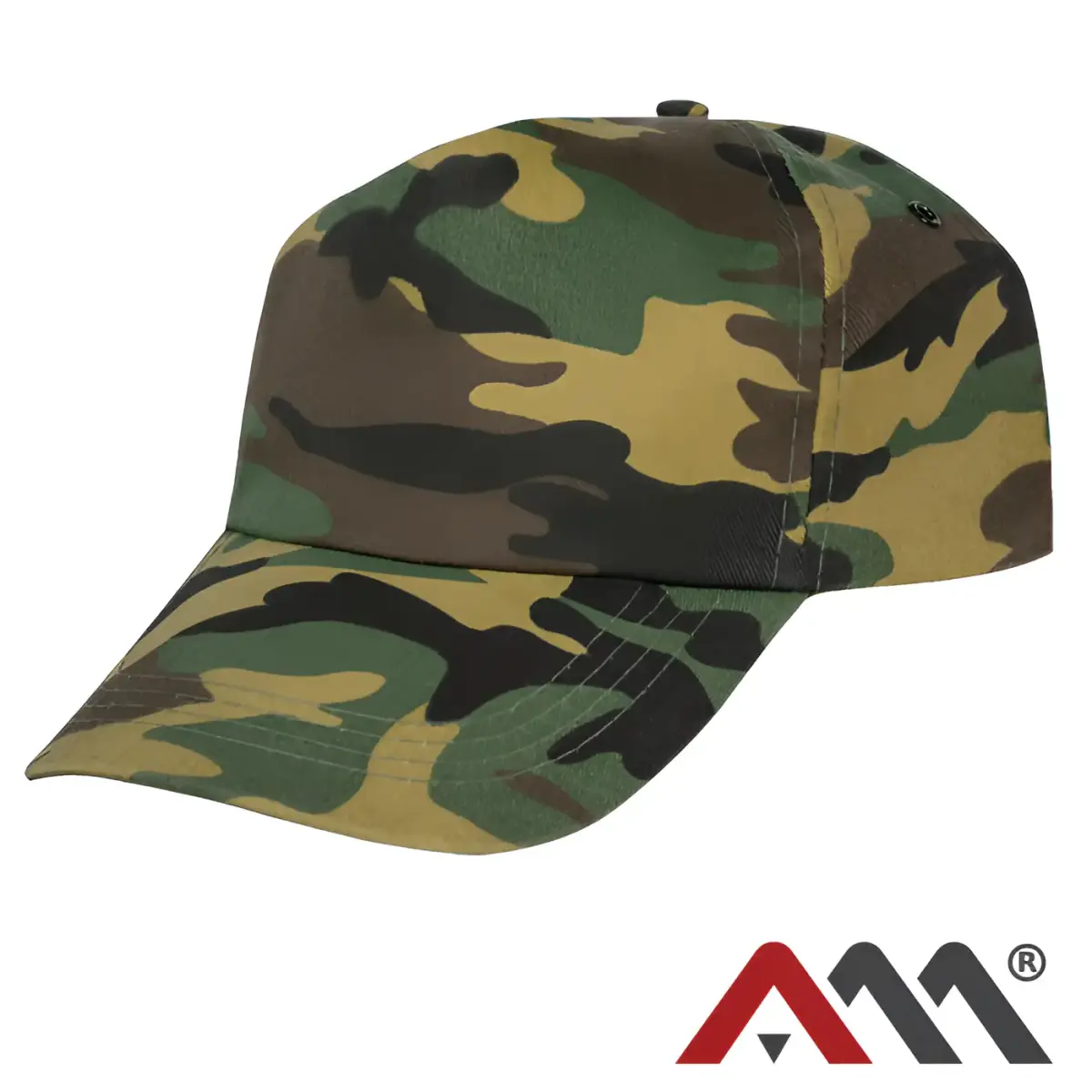 Cap with visor CB camouflage